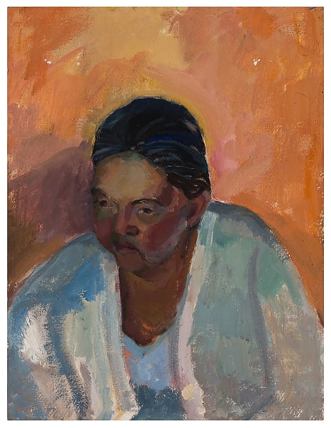 Oil portrait painting by Lisa Steiner