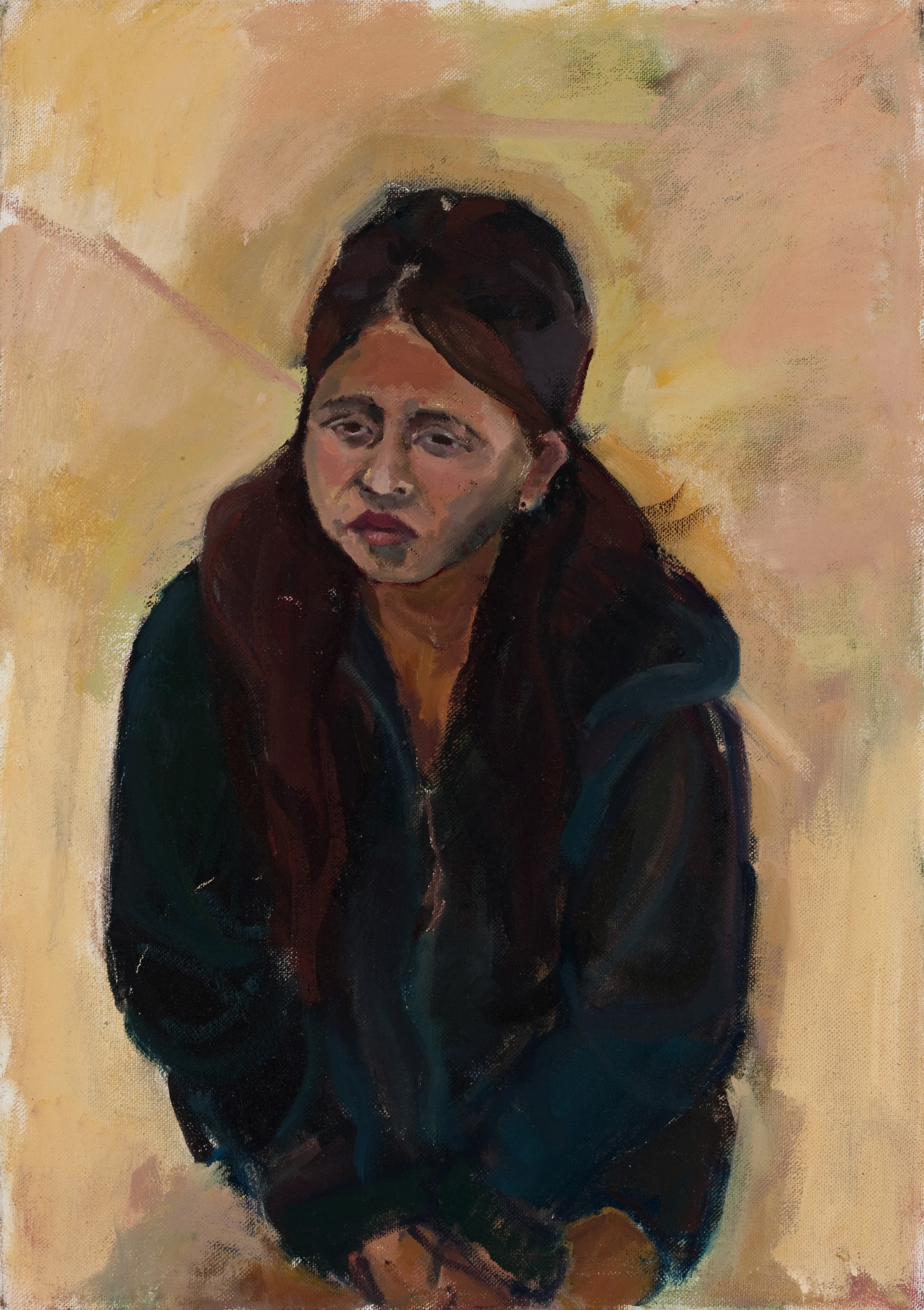 Oil portrait painting by Lisa Steiner